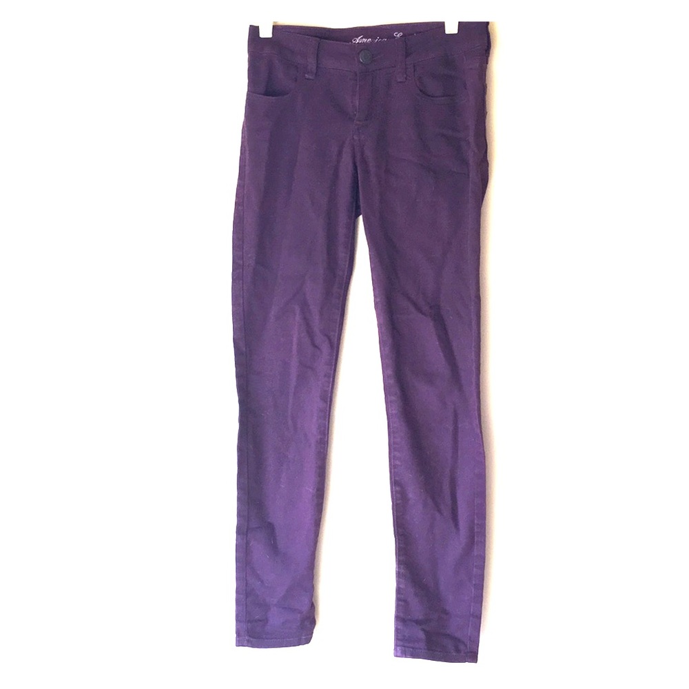 Dark Purple Skinny Jeans